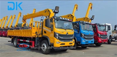 Dongfeng Huashen HV3 6.3-ton 4--osainen puomi kuorma-autonosturi